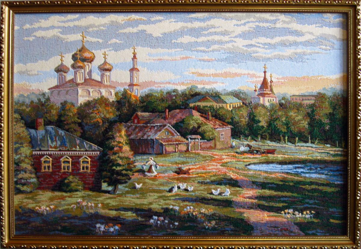 Картина по номерам московский дворик
