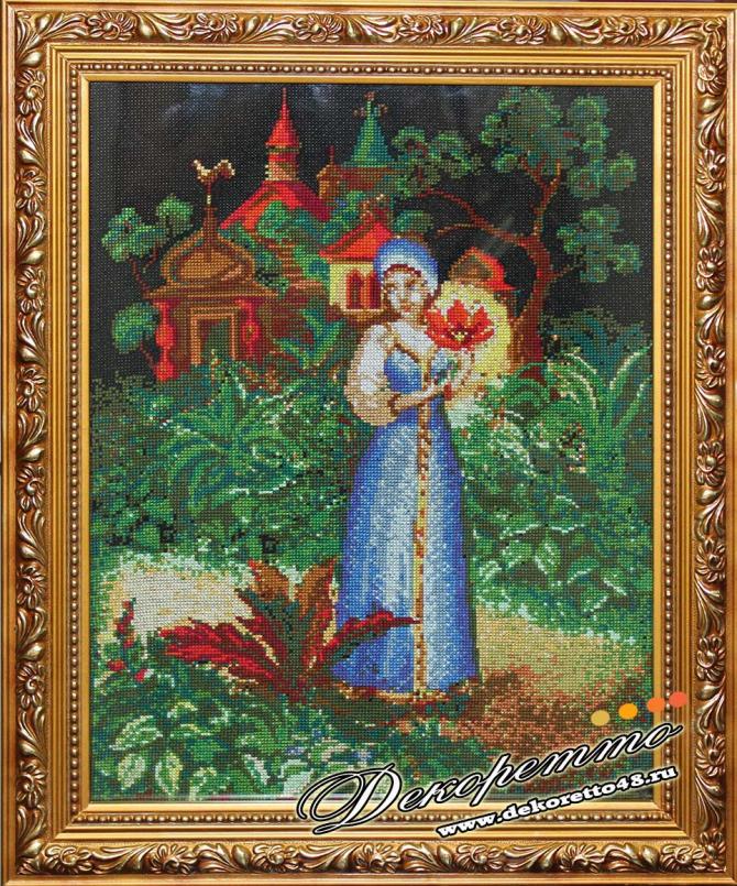 Схема вышивки аленький цветочек